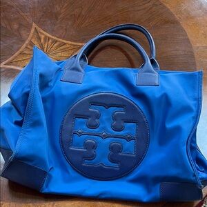 Tory Burch Royal Blue Tote Bag